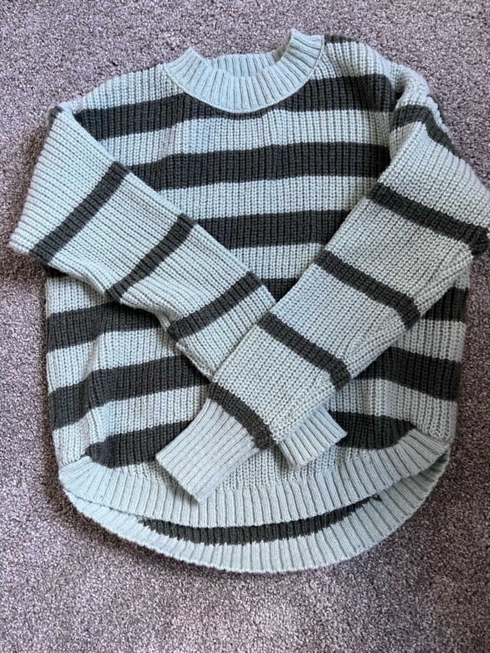 Striped Green Sweater